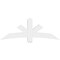 Ekena Millwork Alberta Architectural Grade PVC Gable Bracket, 72"W x 27"H x 6"D x 6"F, 9/12 Pitch GBP072X27X0606ALB00 - alternate 4